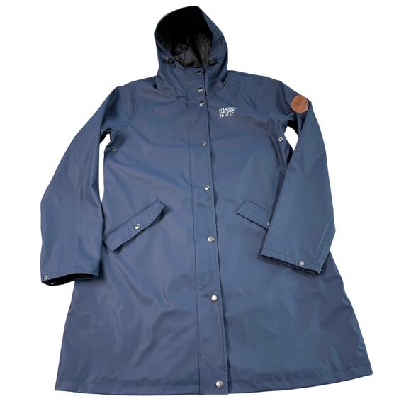Women's Scandinavian Explorer Raincoat - Navy 2XL - Picture 1 of 13